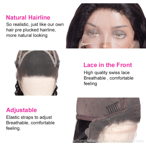 2021 hot wholesale cheap price 100% brazilian virgin human hair loose deep water wave black short wig machine made wig